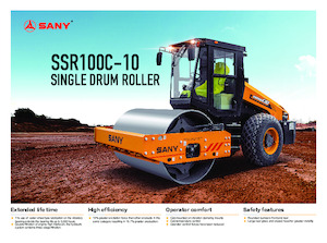 Enkele-trommelwals Sany SSR100C-10 