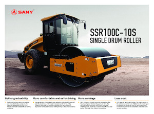 Enkele-trommelwals Sany SSR100C-10S