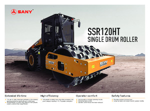 Enkele-trommelwals Sany SSR120HT