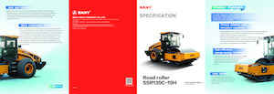 Enkele-trommelwals Sany SSR130C-10H