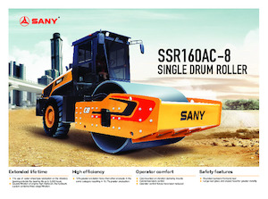 Enkele-trommelwals Sany SSR160AC-8