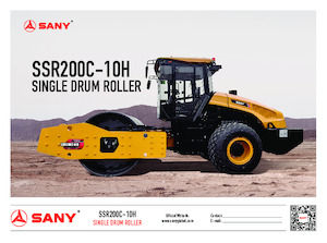 Enkele-trommelwals Sany SSR200C-10H