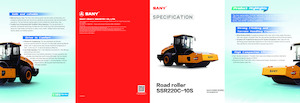 Enkele-trommelwals Sany SSR220C-10S