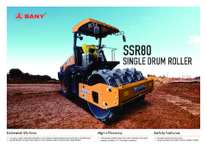 Enkele-trommelwals Sany SSR80 