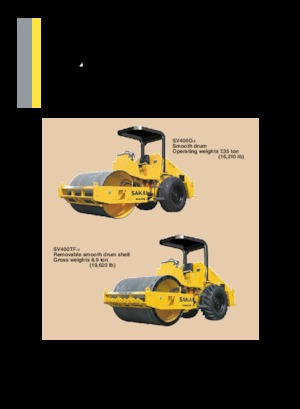 Enkele-trommelwals Sakai SV400T