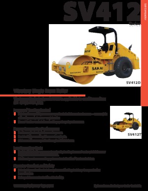 Enkele-trommelwals Sakai SV412D 