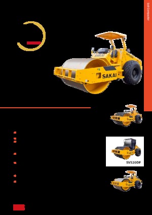 Enkele-trommelwals Sakai SV520D