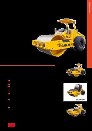 Enkele-trommelwals Sakai SV530DF 