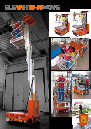 Enkele mast verticale hoogwerkers Faraone Elevah 80 Move 
