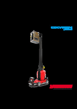 Enkele mast verticale hoogwerkers Manitou V'Air 23
