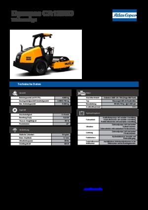 Enkele-trommelwals Dynapac CA 1300 D