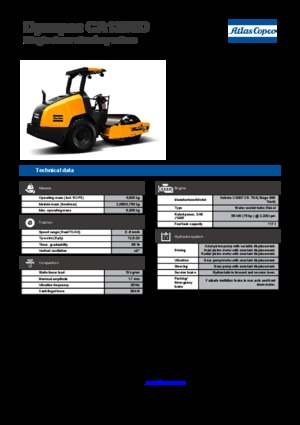 Enkele-trommelwals Dynapac CA 1300 D