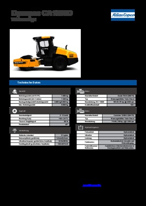 Enkele-trommelwals Dynapac CA 1500 D