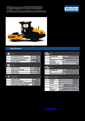 Enkele-trommelwals Dynapac CA 1500 D