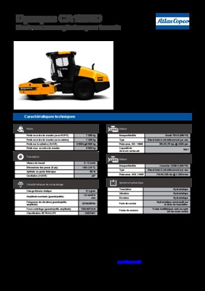 Enkele-trommelwals Dynapac CA 1500 D