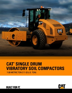 Enkele-trommelwals Caterpillar CS54B