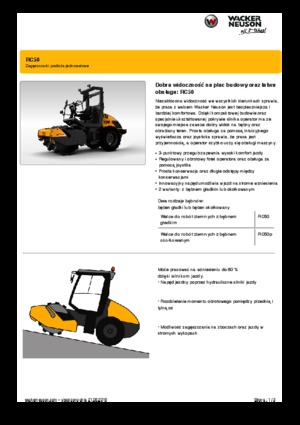 Enkele-trommelwals Wacker Neuson RC50P