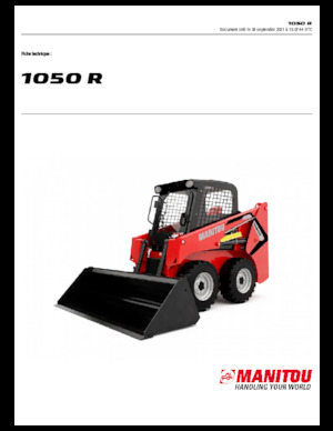 Schrankladers Manitou 1050R