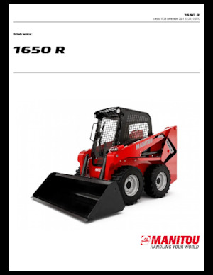 Schrankladers Manitou 1650R