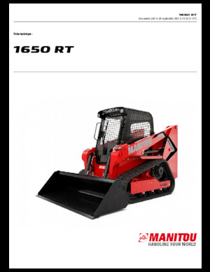 Schrankladers Manitou 1650RT