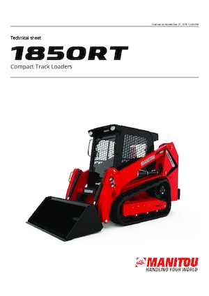 Schrankladers Manitou 1850RT