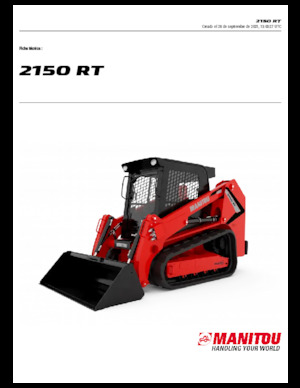 Schrankladers Manitou 2150RT