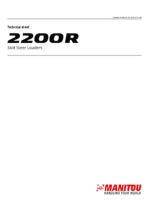 Schrankladers Manitou 2200R
