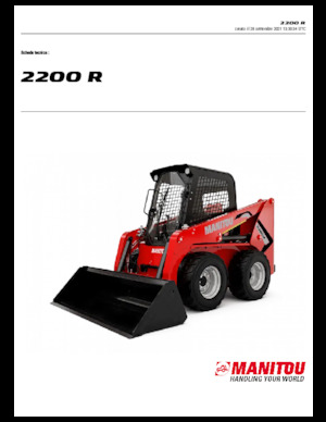 Schrankladers Manitou 2200R