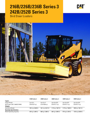 Schrankladers Caterpillar 226B Series 3