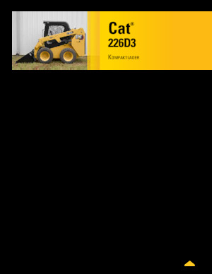 Schrankladers Caterpillar 226D Series 3