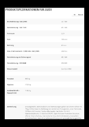 Schrankladers Caterpillar 232D3