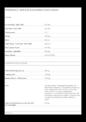 Schrankladers Caterpillar 232D3