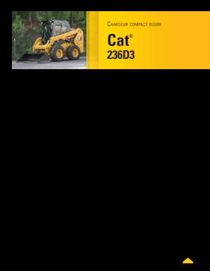 Schrankladers Caterpillar 236D Series 3