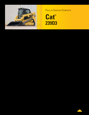 Schrankladers Caterpillar 239D Serie 3 Deltalader