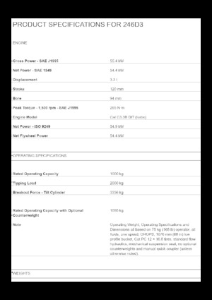 Schrankladers Caterpillar 246D3