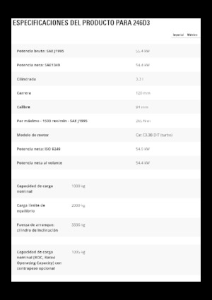 Schrankladers Caterpillar 246D3