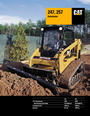 Schrankladers Caterpillar 257