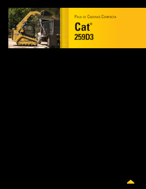 Schrankladers Caterpillar 259D Serie 3 Deltalader