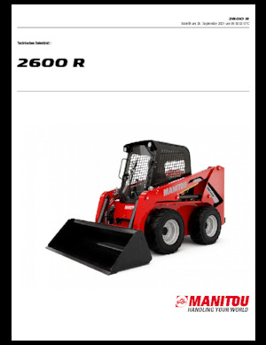 Schrankladers Manitou 2600R