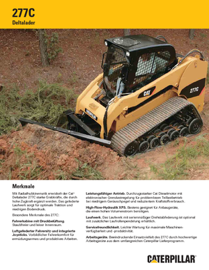 Schrankladers Caterpillar 277C