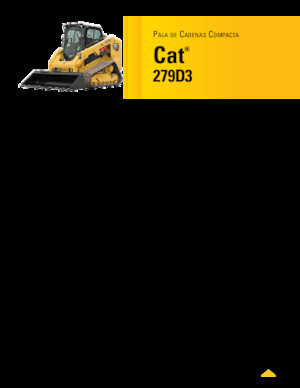 Schrankladers Caterpillar 279D Serie 3 Deltalader