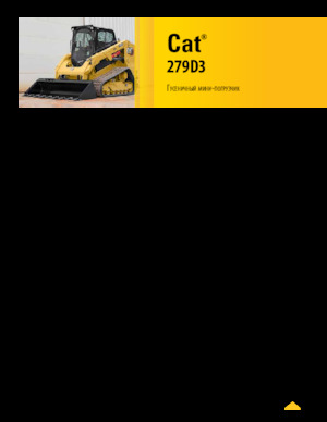 Schrankladers Caterpillar 279D Serie 3 Deltalader