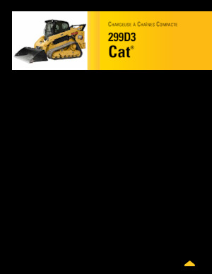 Schrankladers Caterpillar 299D Serie 3 Deltalader
