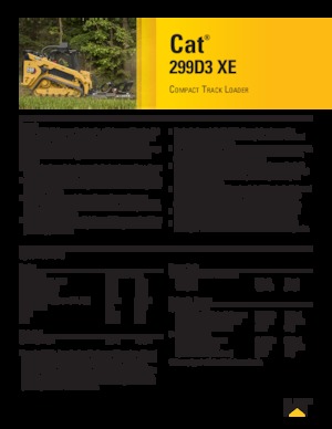 Schrankladers Caterpillar 299D XE Serie 3 Deltalader