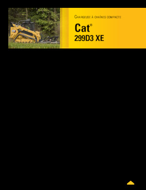 Schrankladers Caterpillar 299D XE Serie 3 Deltalader