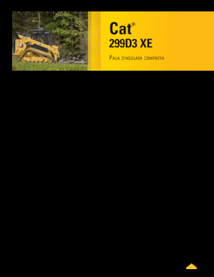 Schrankladers Caterpillar 299D XE Serie 3 Deltalader