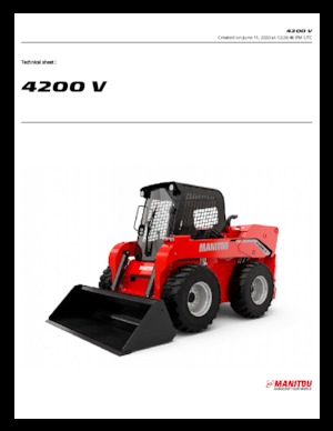 Schrankladers Manitou 4200V