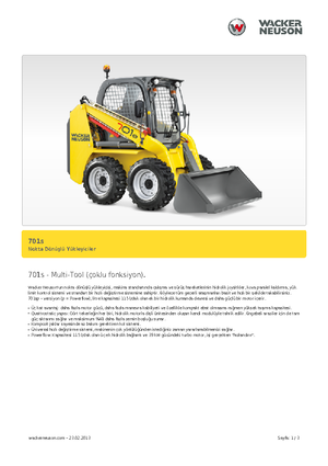 Schrankladers Neuson 701s