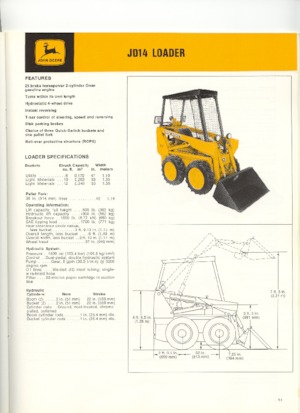 Schrankladers John Deere Construction JD14