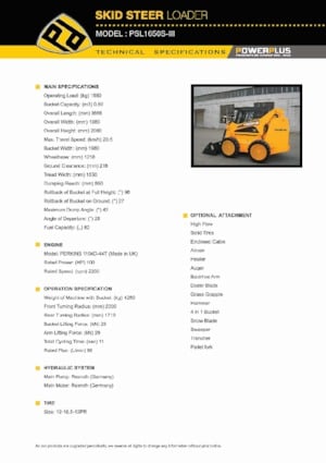 Schrankladers PowerPlus PSL1650S-III